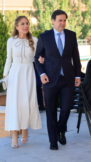 Gema Ruiz y Juan Díaz, en la Comunión de su hija Gema Ruiz y Juan Díaz, en la Comunión de su hija