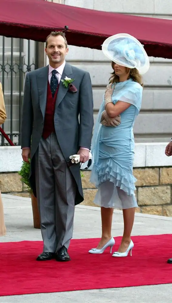 Ainhoa Arteta y Miguel Bosé en la boda de Felipe VI y Letizia