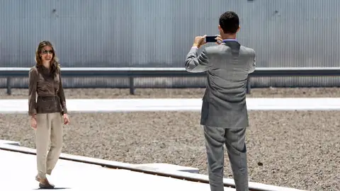 Letizia y Felipe durante la visita al Observatorio Europeo Austral, en Chile Letizia y Felipe durante la visita al Observatorio Europeo Austral, en Chile