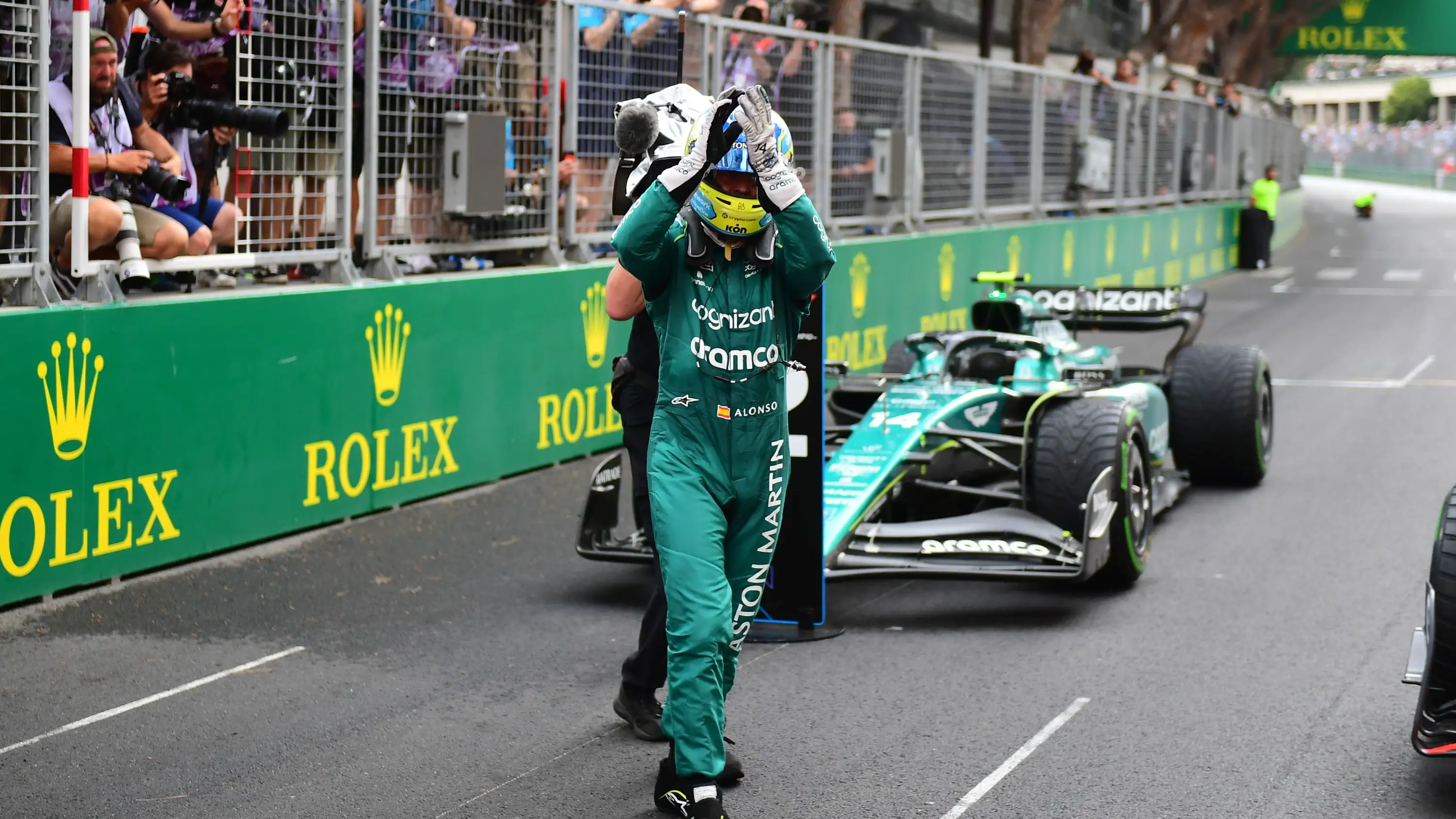 Fernando Alonso, en el GP de M&oacute;naco de 2023
