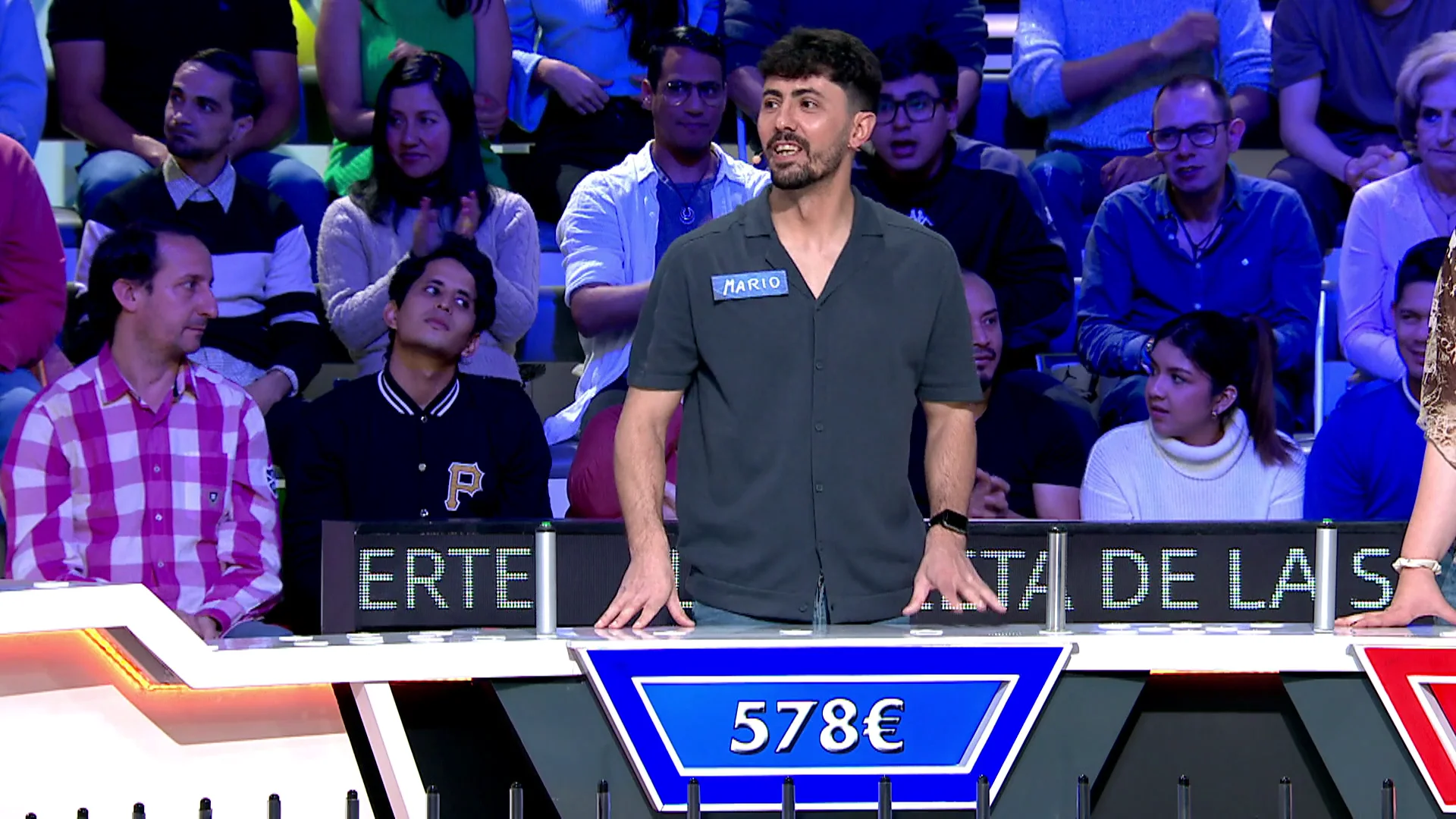 Mario acumula casi 600 euros en menos de un minuto en La ruleta de la suerte