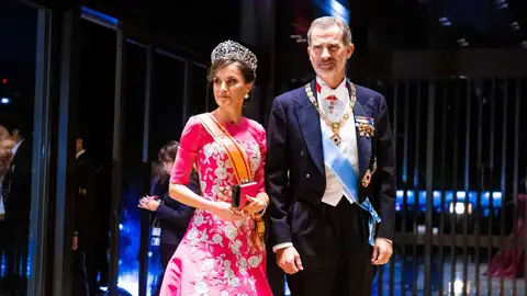 Los reyes en la cena de gala de entronización del emperador Naruhito de Japón Los reyes en la cena de gala de entronización del emperador Naruhito de Japón