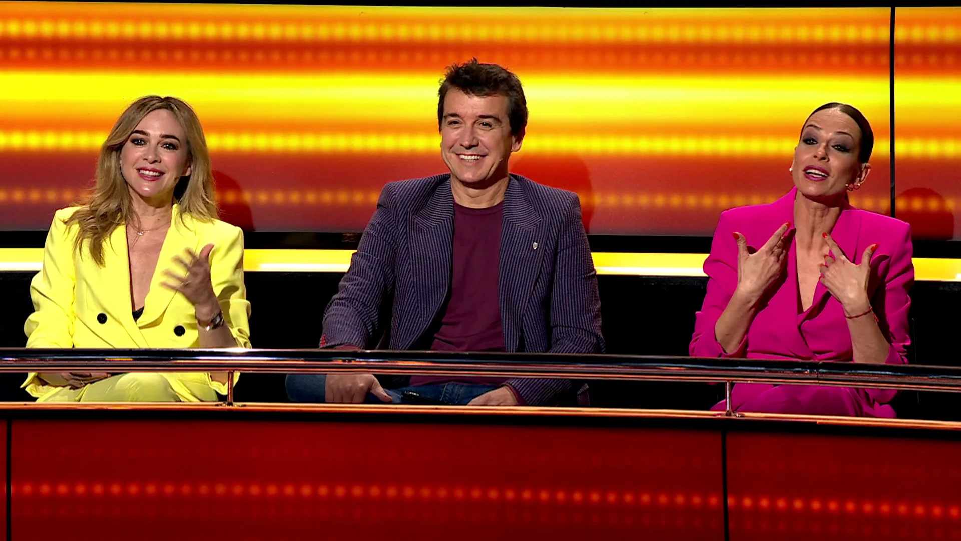 “No tenemos nada que ganar”: Marta Hazas, Javier Veiga y Eva González se ponen a prueba en El 1% “No tenemos nada que ganar”: Marta Hazas, Javier Veiga y Eva González se ponen a prueba en El 1%