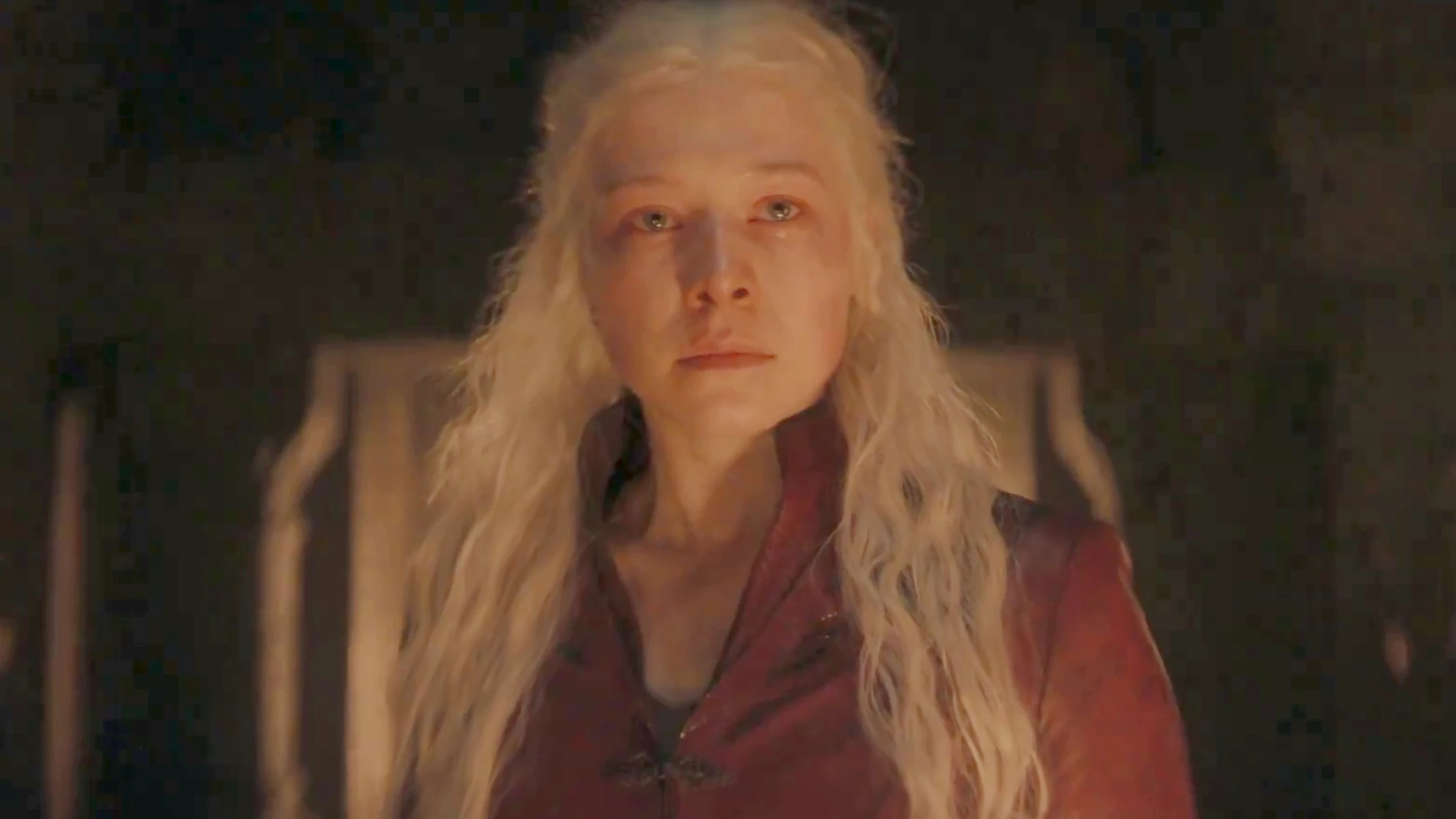 Emma D'Arcy como Rhaenyra en la temporada 2 de La Casa del Dragón Emma D'Arcy como Rhaenyra en la temporada 2 de La Casa del Dragón