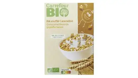 Carrerfour Bio Blé Soufflé Caramélisé Carrerfour Bio Blé Soufflé Caramélisé