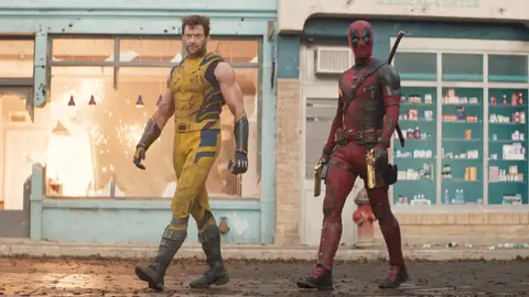 Ryan Reynolds y Hugh Jackman en Deadpool y Lobezno Ryan Reynolds y Hugh Jackman en Deadpool y Lobezno