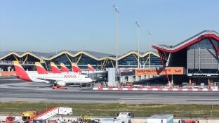 Imagen de archivo del aeropuerto de Madrid-Barajas Adolfo Su&aacute;rez