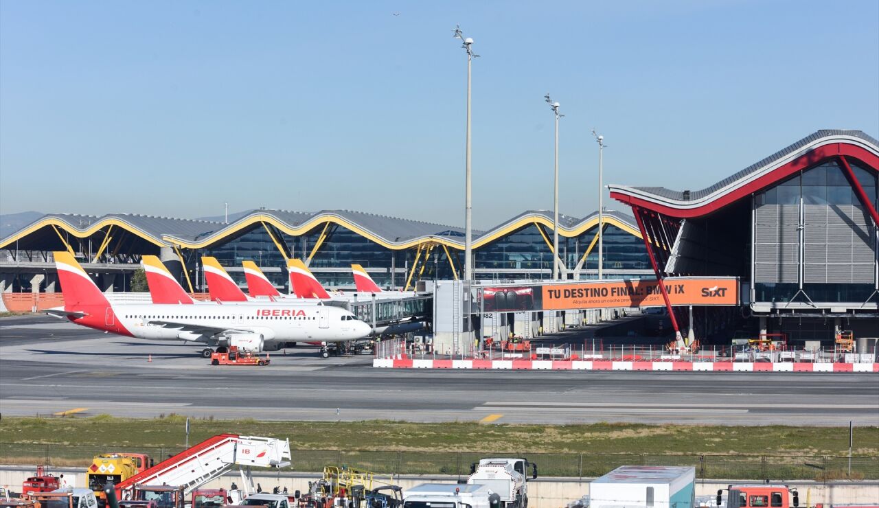Imagen de archivo del aeropuerto de Madrid-Barajas Adolfo Su&aacute;rez