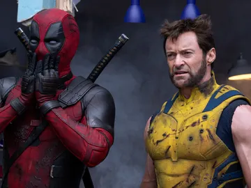 Ryan Reynolds y Hugh Jackman en Deadpool y Lobezno Ryan Reynolds y Hugh Jackman en Deadpool y Lobezno