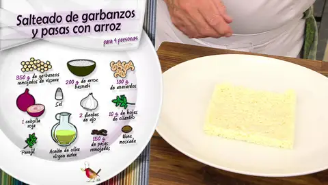 Ingredientes Salteado de garbanzos y pasas Ingredientes Salteado de garbanzos y pasas