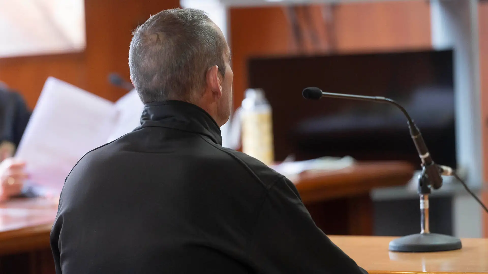 Imagen de archivo del juicio en la Audiencia de Cantabria al hombre al que se ha condenado a 13 años de prisión Imagen de archivo del juicio en la Audiencia de Cantabria al hombre al que se ha condenado a 13 años de prisión