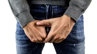 Imagen de la zona genital de un hombre Imagen de la zona genital de un hombre