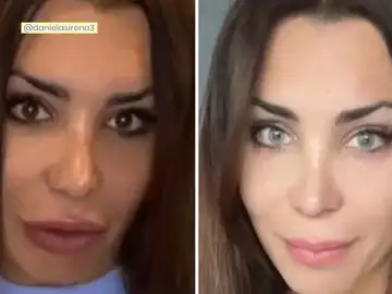 La influencer Daniela se cambia el color de sus ojos La influencer Daniela se cambia el color de sus ojos
