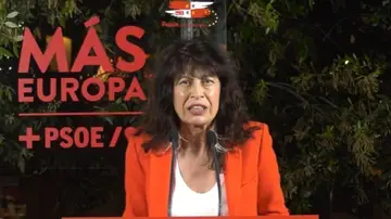 Ministra de Igualdad, Ana Redondo, en un mitin en Valladolid