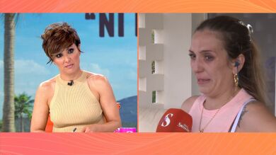 María, emocionada, explica por qué ha okupado un chalet de lujo en Menorca: 