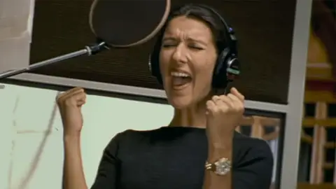Céline Dion en su documental Céline Dion en su documental