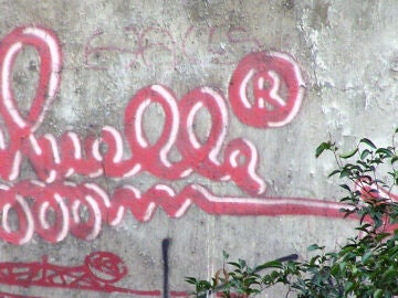 Un grafiti del icono de la Movida Madrileña, Muelle, será restaurado y protegido tras aparecer en las obras de rehabilitación de un edificio