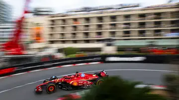 Leclerc en la clasificación del GP de Mónaco