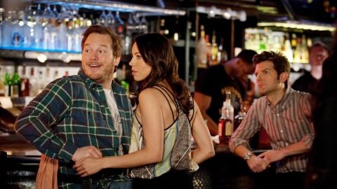 Chris Pratt y Aubrey Plaza en Parks and Recreation