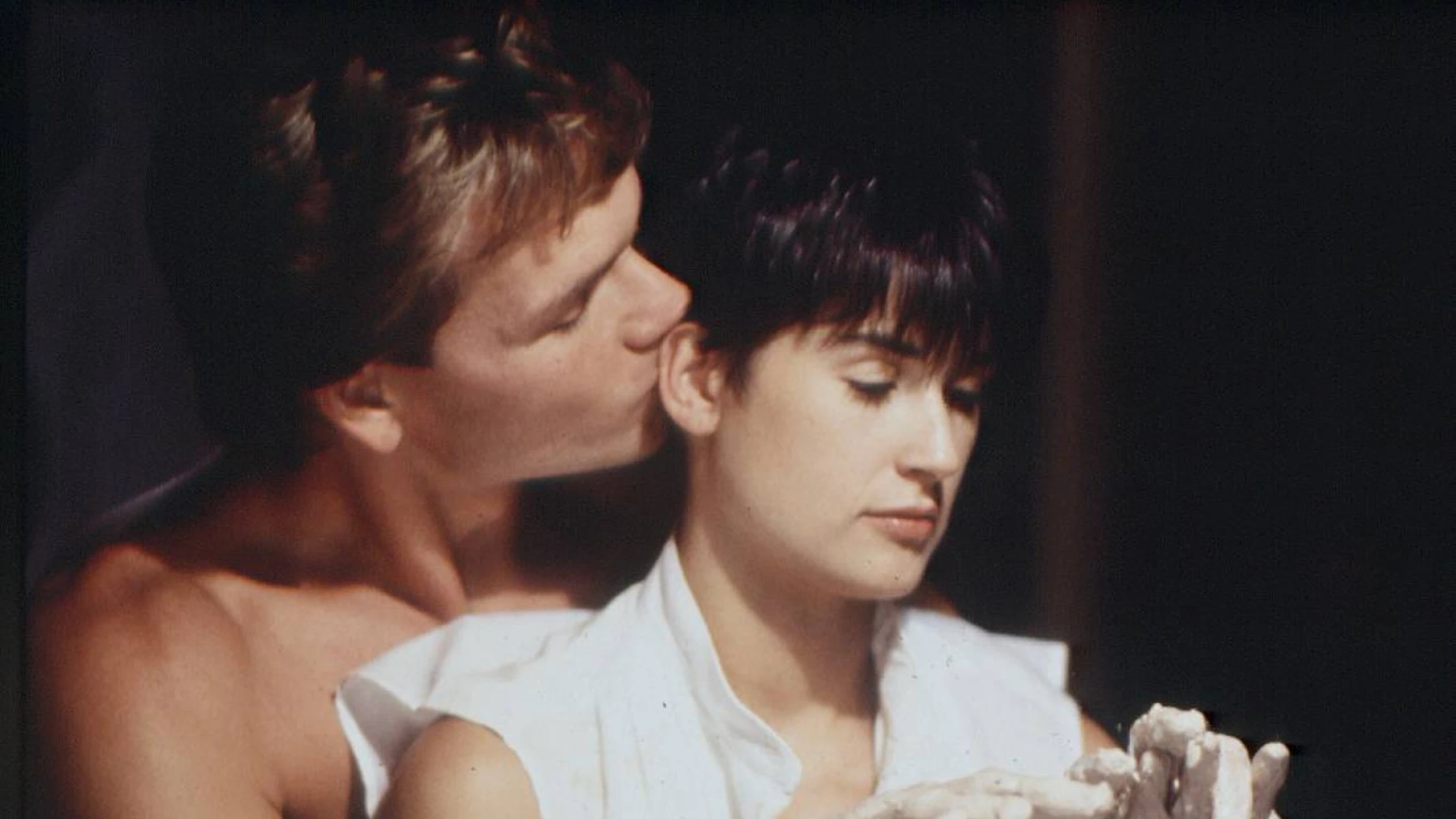Patrick Swayze y Demi Moore en Ghost Patrick Swayze y Demi Moore en Ghost