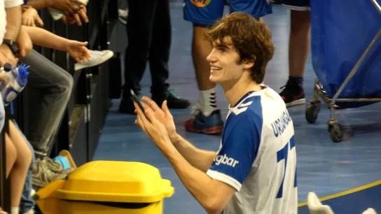 Pablo Urdangarin tras un partido de balonmano Pablo Urdangarin tras un partido de balonmano