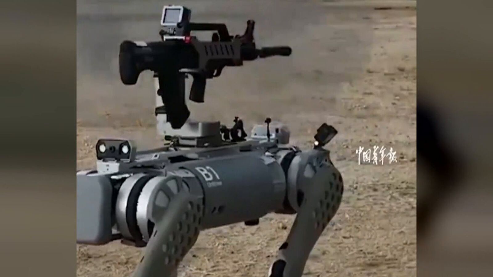 Así es la nueva incorporación del Ejército chino: perros robot con ametralladoras