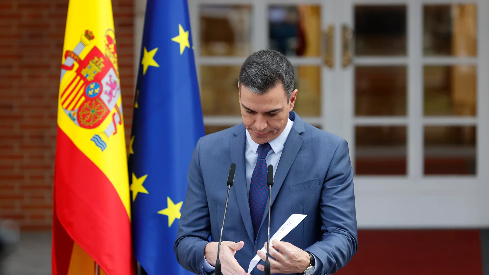 El presidente del Gobierno, Pedro S&aacute;nchez