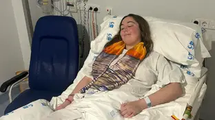 Belén Domínguez, la joven sevillana con un tumor maligno Belén Domínguez, la joven sevillana con un tumor maligno