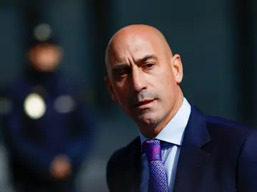 Luis Rubiales en su salida de la Audiencia Nacional el 17 de mayo Luis Rubiales en su salida de la Audiencia Nacional el 17 de mayo