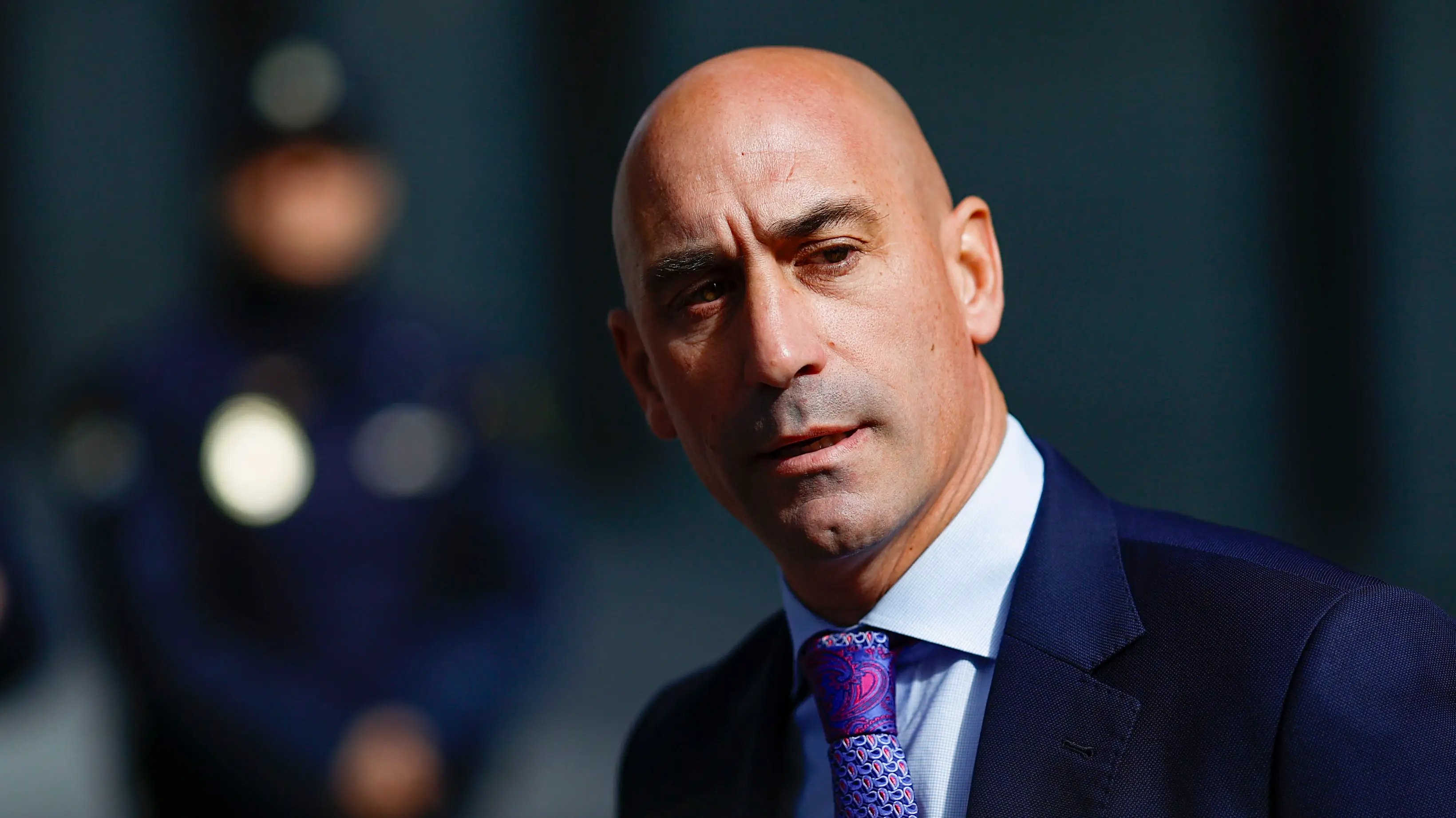 Luis Rubiales en su salida de la Audiencia Nacional el 17 de mayo Luis Rubiales en su salida de la Audiencia Nacional el 17 de mayo