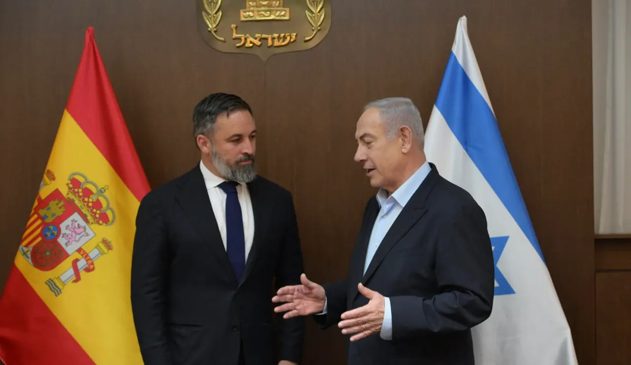 Santiago Abascal y Benjamin Netanyahu