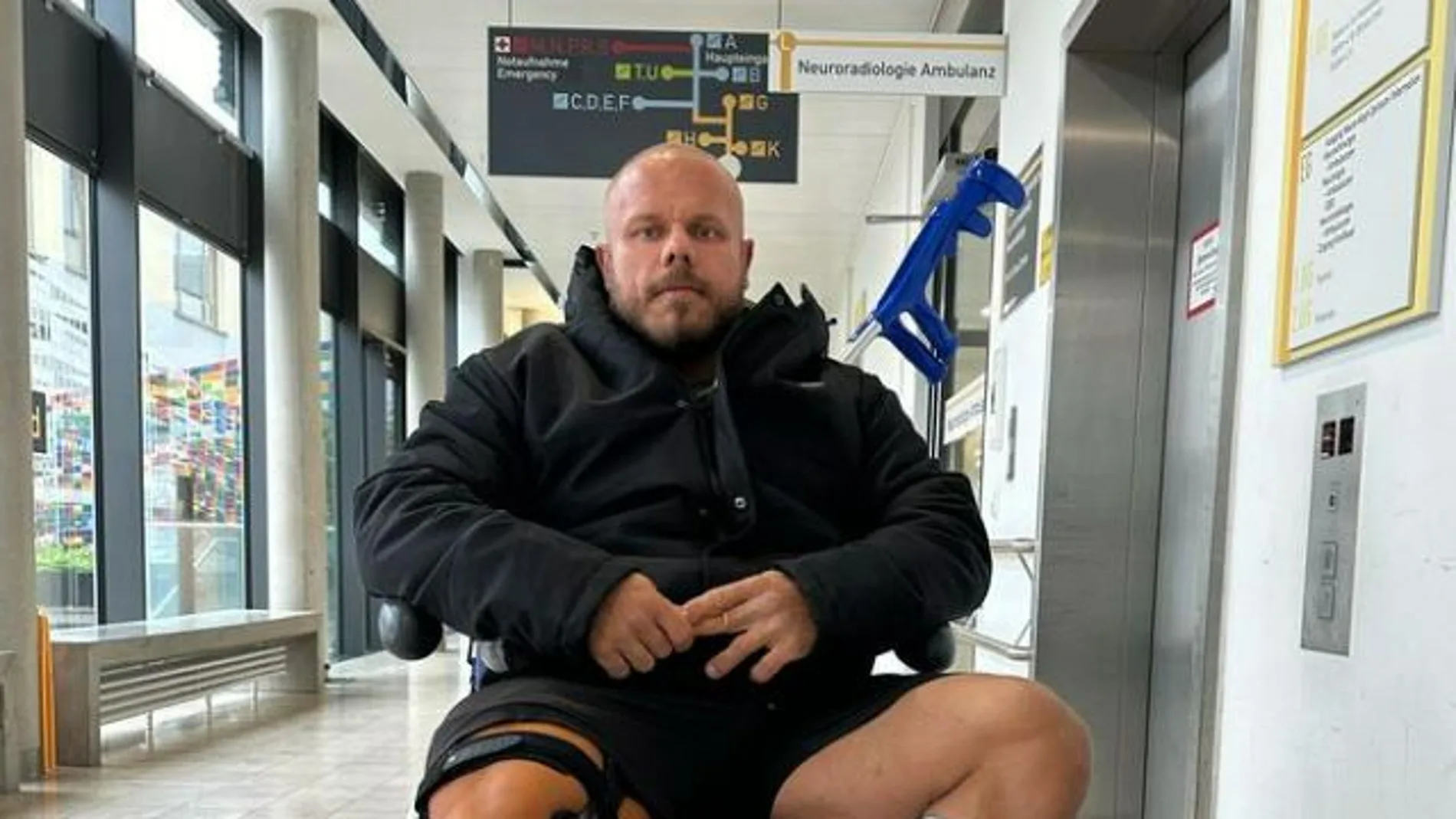 El culturista alemán Kevin Gebhardt en una imagen publicada por él en sus redes sociales El culturista alemán Kevin Gebhardt en una imagen publicada por él en sus redes sociales