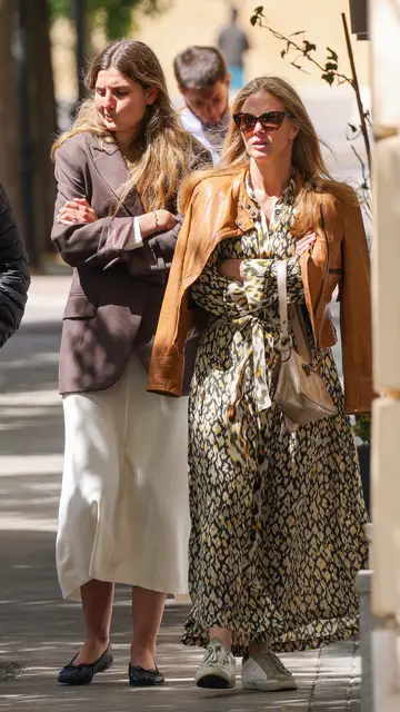 Genoveva Casanova y su hija, Amina Genoveva Casanova y su hija, Amina
