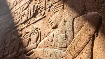 Paredes del Templo de Luxor, Egipto