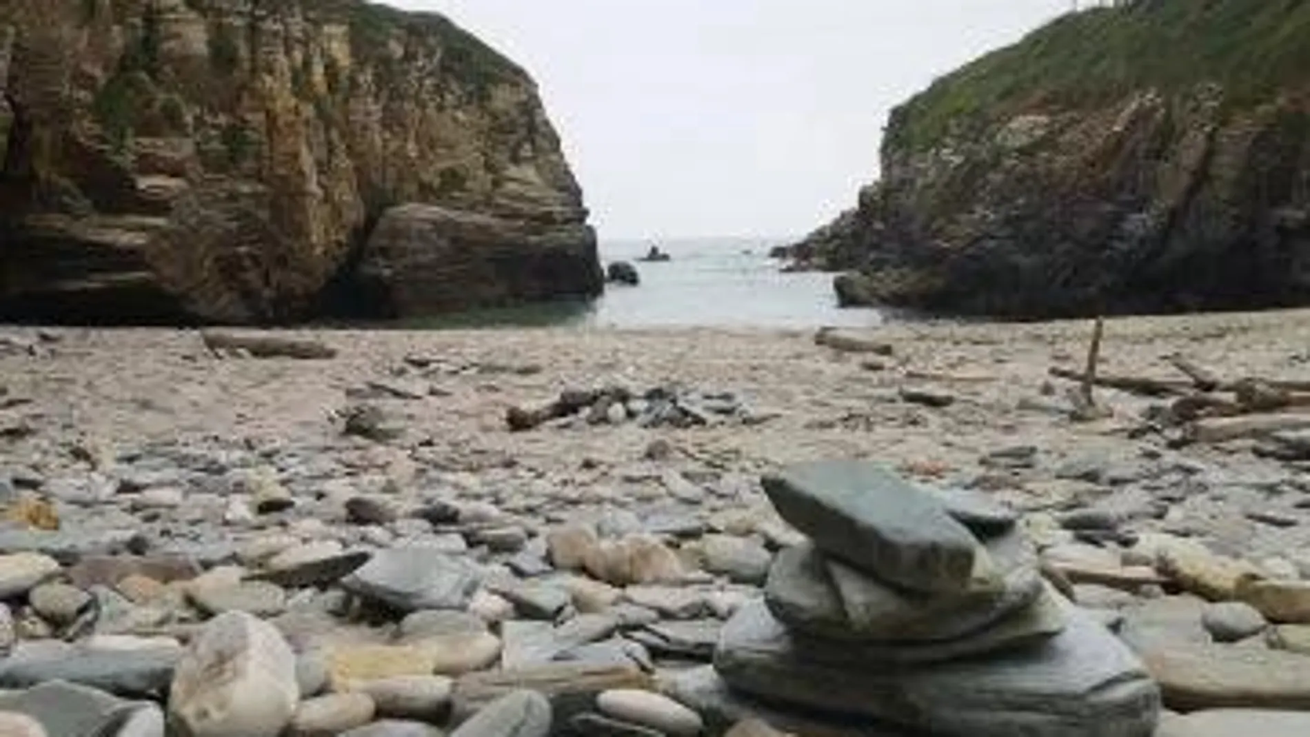 Imagen de la playa de As Catedrais, en Lugo