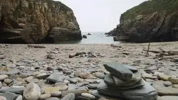 Imagen de la playa de As Catedrais, en Lugo