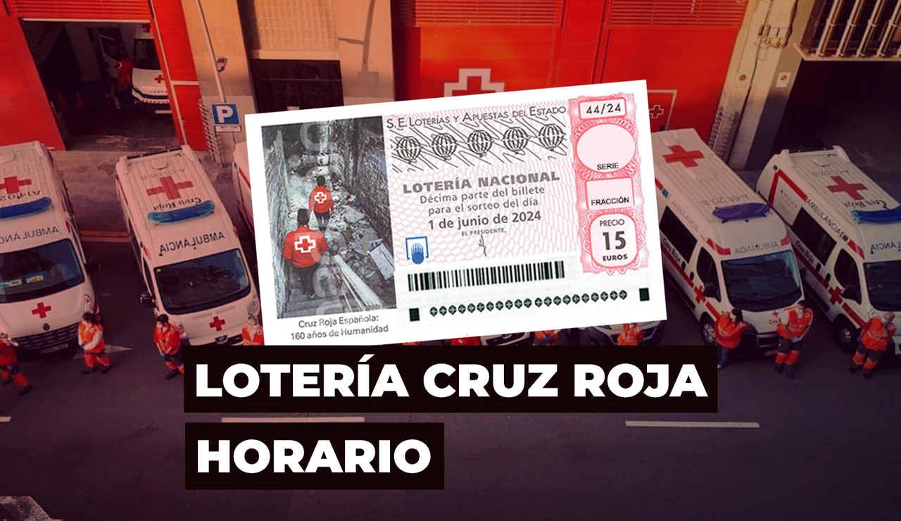 Horario y dónde ver el Sorteo Extraordinario Cruz Roja de la Lotería Nacional