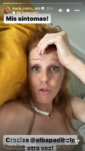 María Castro habla de la mastitis que está sufriendo con su tercera hija María Castro habla de la mastitis que está sufriendo con su tercera hija