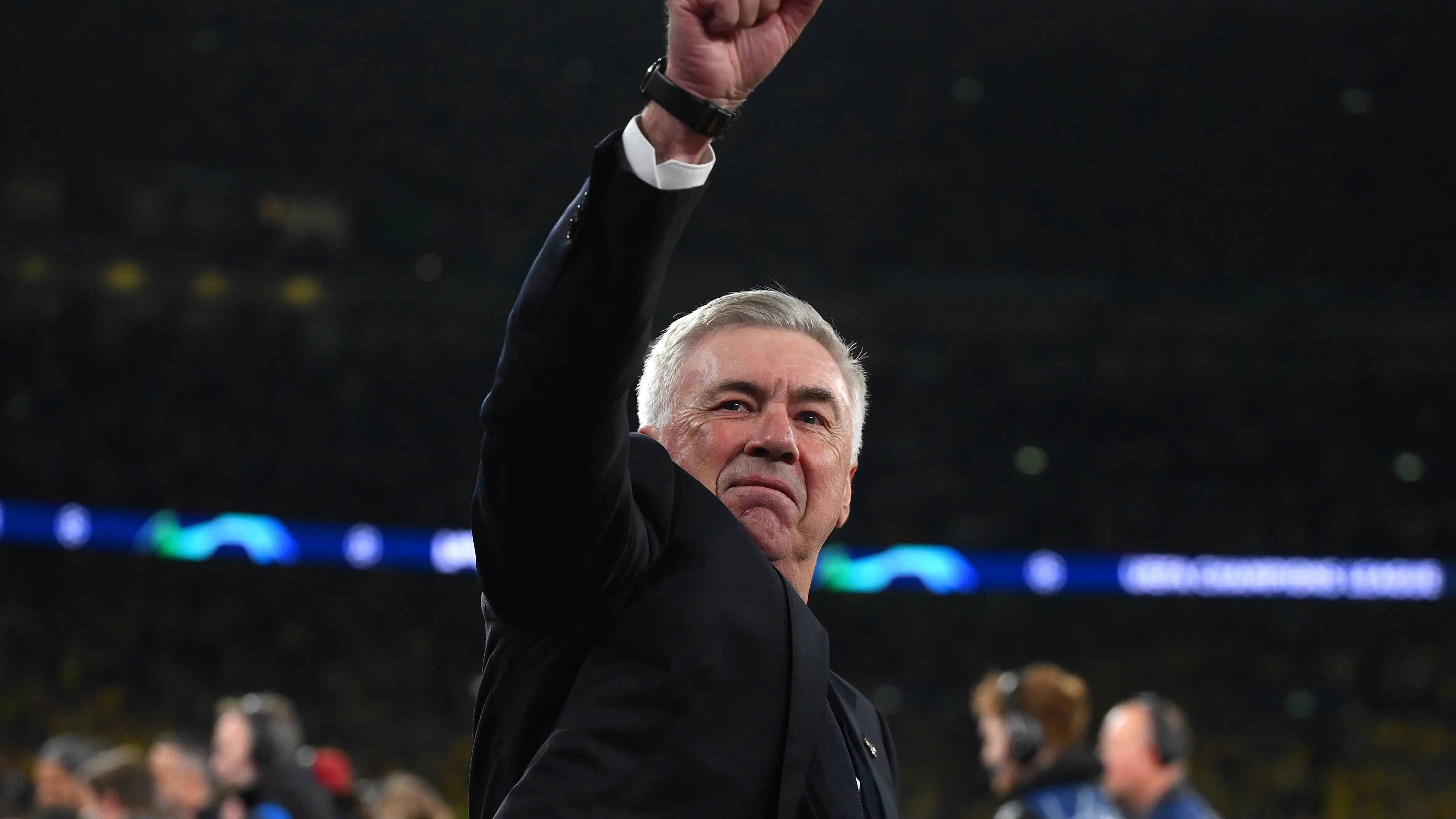 Carlo Ancelotti celebra su quinta Champions como entrenador