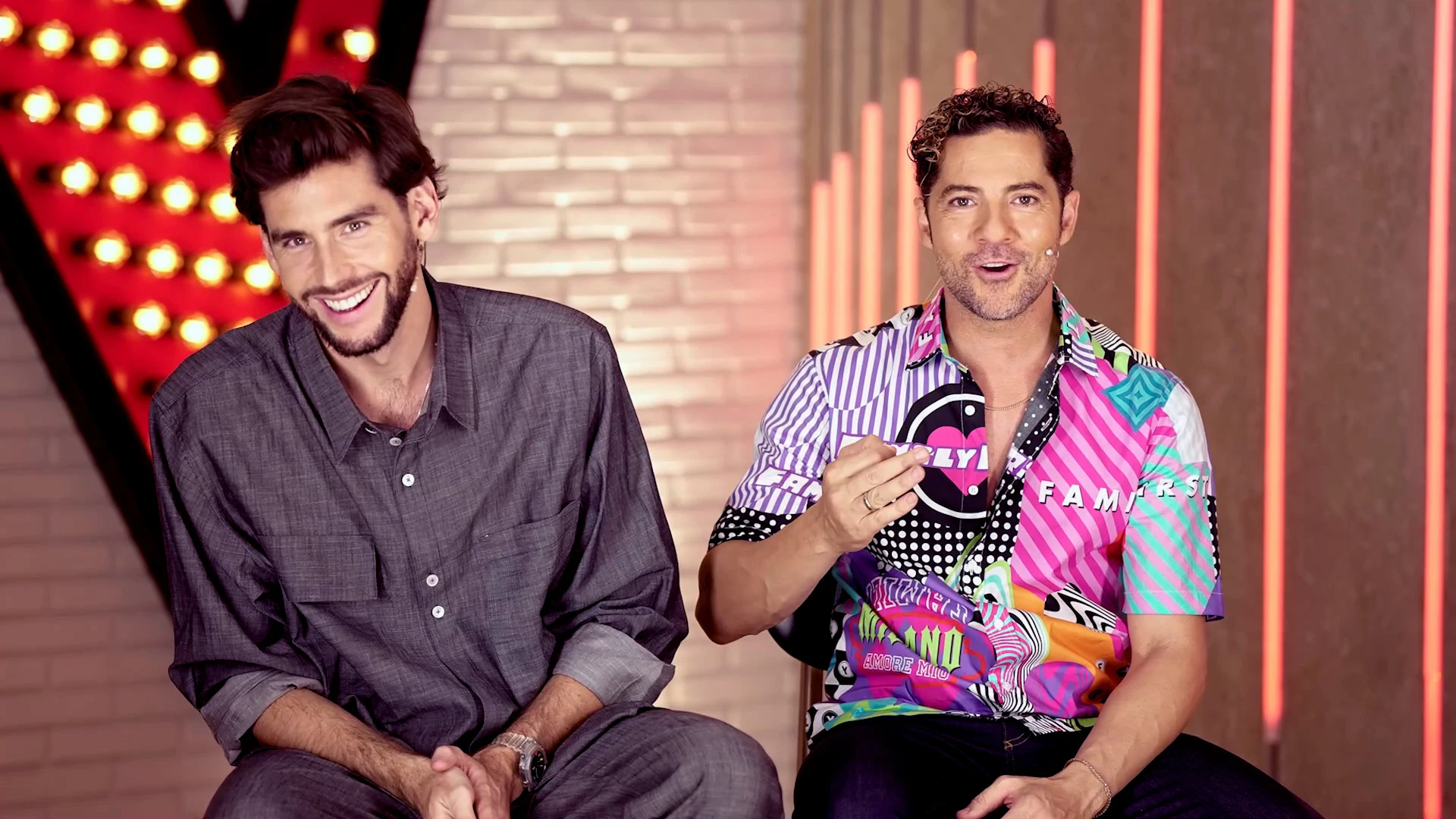David Bisbal y Álvaro Soler La Voz Kids David Bisbal y Álvaro Soler La Voz Kids