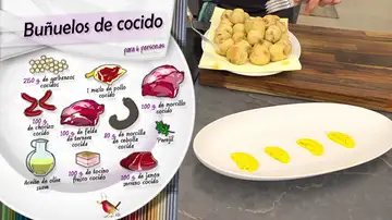 Ingredientes Buñuelos de cocido