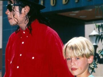 Michael Jackson y Macaulay Culkin en 1991