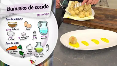 Ingredientes Buñuelos de cocido Ingredientes Buñuelos de cocido