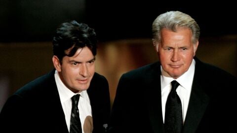 Charlie y Martin Sheen