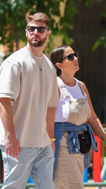 David Rodríguez y Anabel Pantoja, en Madrid David Rodríguez y Anabel Pantoja, en Madrid