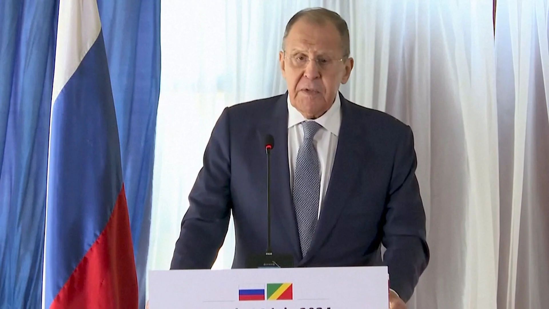 Ministro de Asuntos Exteriores de Rusia, Serguéi Lavrov. Ministro de Asuntos Exteriores de Rusia, Serguéi Lavrov.