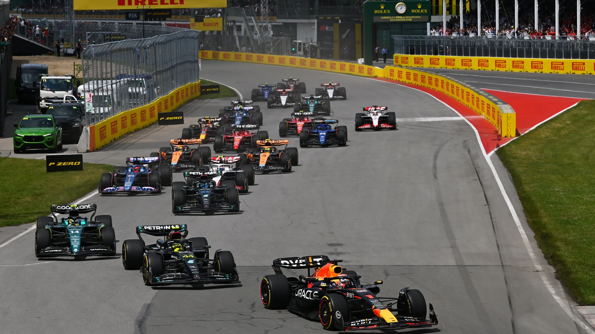 Imagen de la salida del GP de Canadá 2023 Imagen de la salida del GP de Canadá 2023