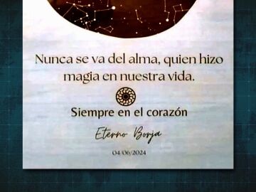 El cartel de los amigos de Borja Villac&iacute;s tras ser entregados sus restos mortales: "Un s&iacute;mbolo de movimientos nazis"