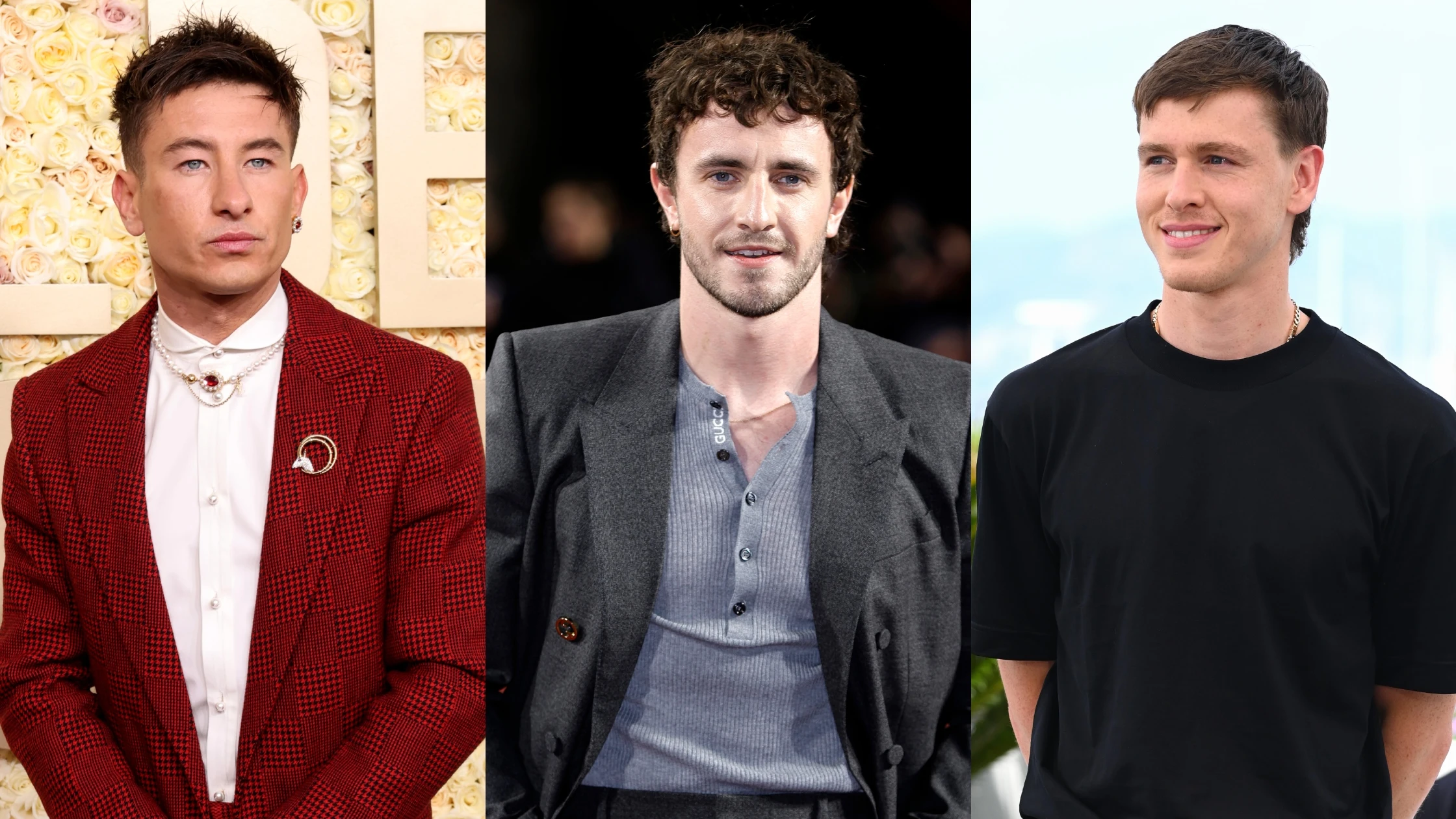 Barry Keoghan, Paul Mescal y Harris Dickinson Barry Keoghan, Paul Mescal y Harris Dickinson