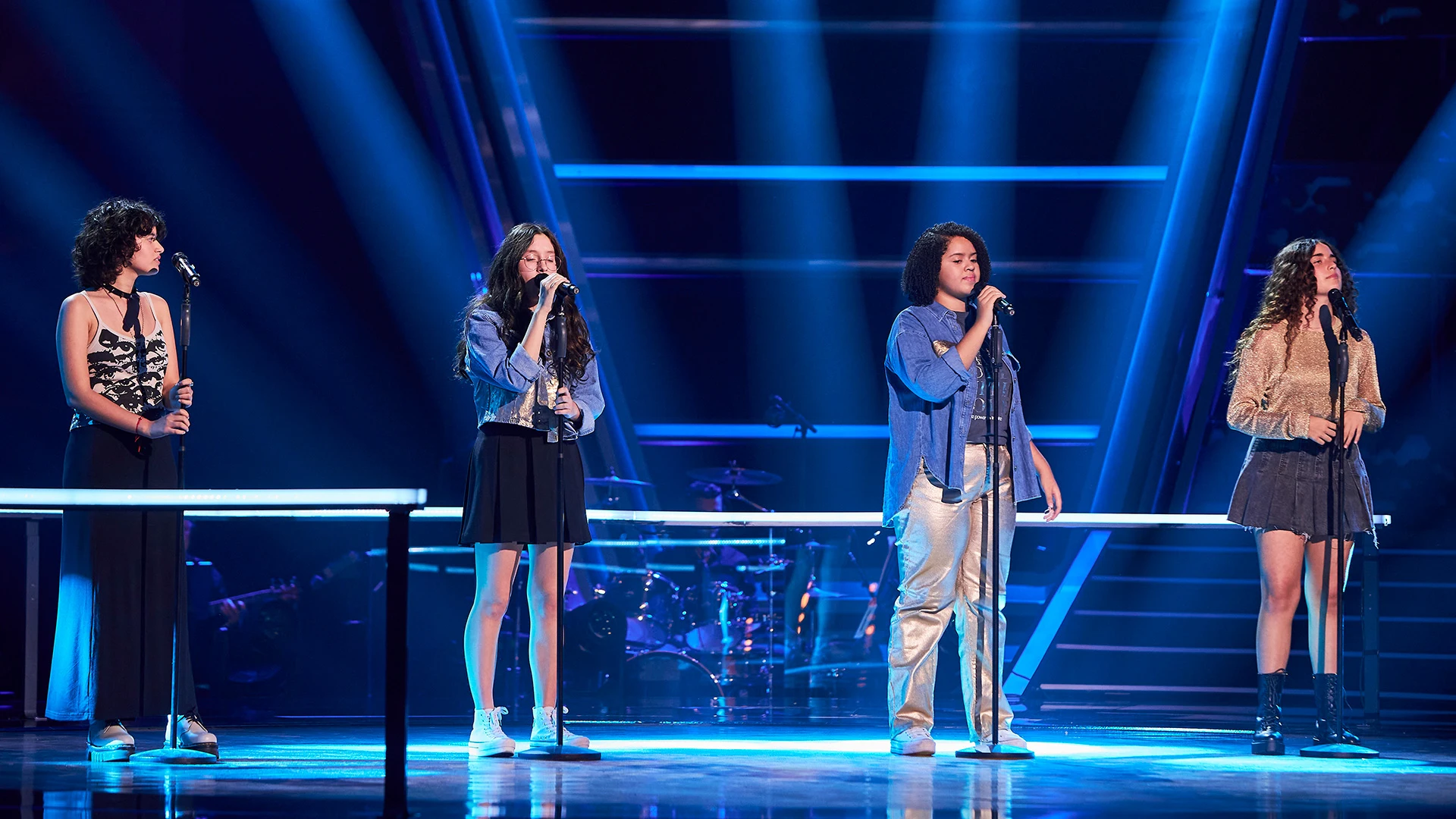 Estas cuatro divas revolucionan el plat&oacute; de La Voz Kids a ritmo de Whitney Houston